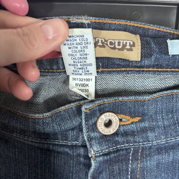 Y2K Old Navy Bootcut Ultra Low Rise Jeans 10P Stretch Faded Western 29 Inseam - Picture 5 of 11